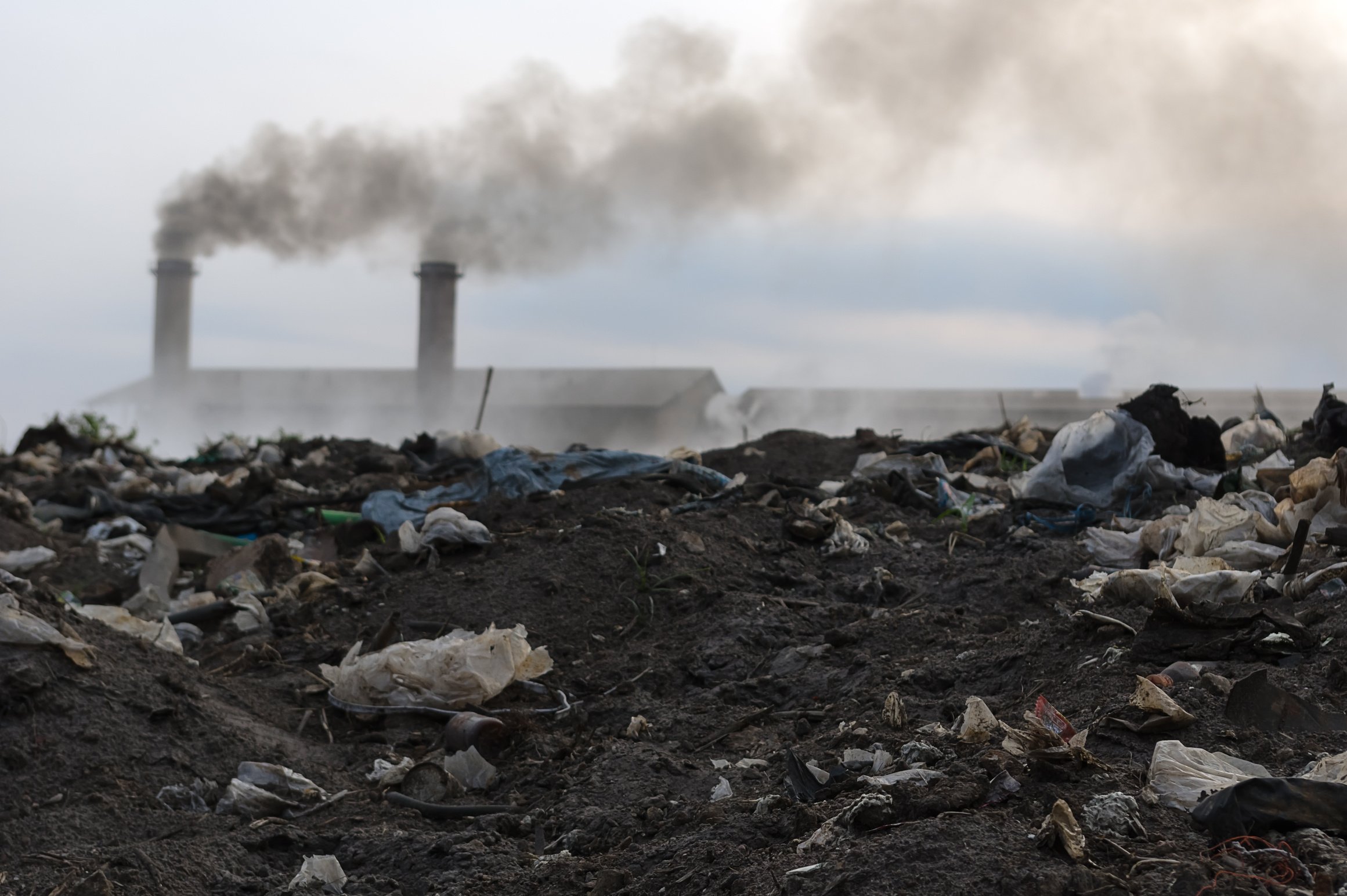 Industrial Waste Closeup 